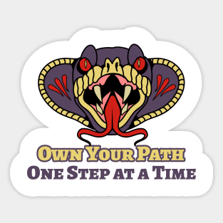 Vintage Streetwear - Own Your Path Sticker